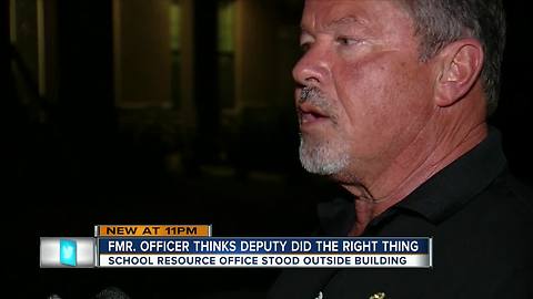 Veteran officer defends Parkland school resource officer's actions, calls him a “scapegoat”