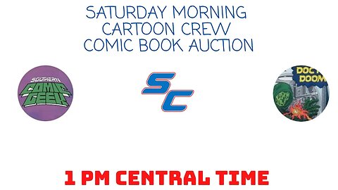 SATURDAY MORNING CARTOON CREW COMIC BOOK AUCTION ON THE CHEAP $$