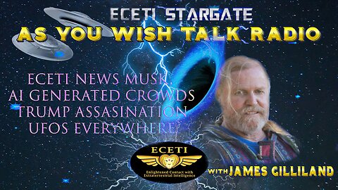 ECETI NEWS MUSK, AI GENERATED CROWDS TRUMP ASSASINATION UFOs EVERYWHERE