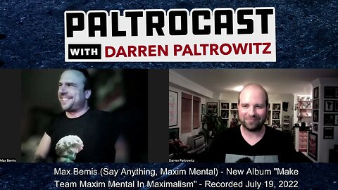 Max Bemis (Say Anything, Maxim Mental) interview with Darren Paltrowitz