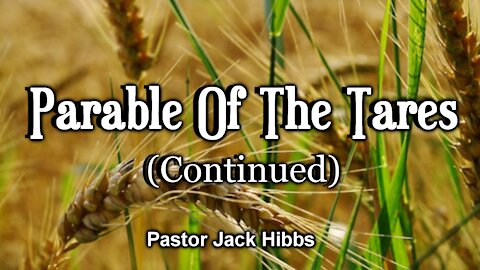 Parable Of The Tares - Continued