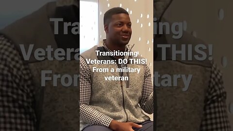 Tip for transitioning out of the military successfully. #Veterans #MilitaryTransition