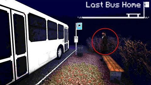 Last Bus Home (Indie Horror Game) - There's Stranger Danger At The Bus Stop! - 3 Endings