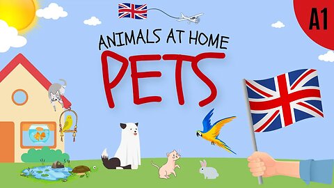 Pets Vocabulary Animals at home English ESL Lesson