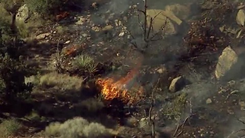 UPDATE: Pine Creek Fire in Red Rock Canyon fully contained