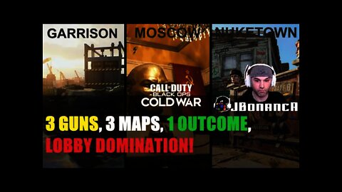 3 GUNS, 3 MAPS, 1 OUTCOME, LOBBY DOMINATION! #COLDWAR