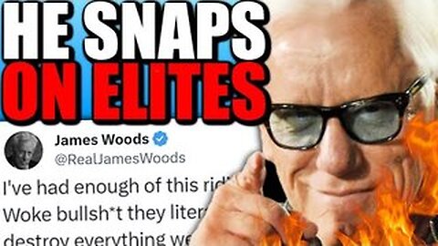 James Woods SHREDS Woke Insanity in EPIC TWEET - Hollywood Goes CRAZY!