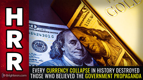 Every currency collapse in history DESTROYED those who believed the government propaganda