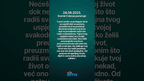 Poruka Svemira 24.08.2023. #inspiracija #porukadana #mudrost #motivacija