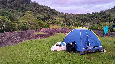 COMO FOI MINHA PRIMEIRA VEZ ACAMPANDO NA PRAIA DO CARAMBORE NO GUARAÚ PERUIBE LITORAL DE SP