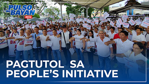 Mga residente ng Davao City, nag-rally bilang pagtutol sa kontrobersiyal na People’s Initiative