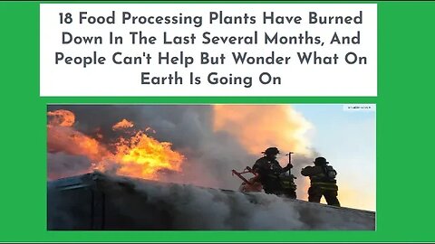 Food Processing plants burned down to the ground..and politicians dont give a Damn...... #Shorts