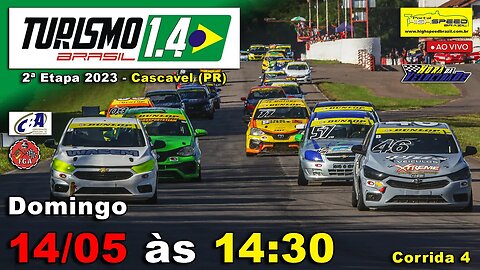 TURISMO 1.4 BR | Corrida 4 | 2ª Etapa 2023 - Cascavel (PR) | Ao Vivo