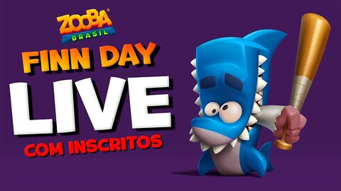 HOJE É DIA DO FINN BORA GANHAR BAÚ LENDÁRIO GRÁTIS! LIVE RÁPIDA!!! #zooba #sextou #jogar