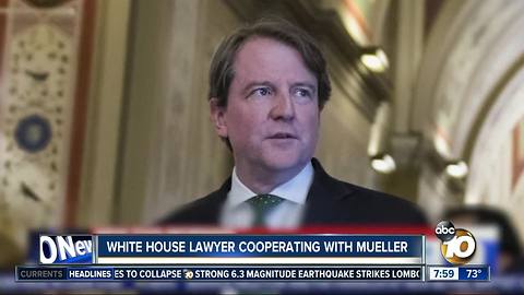 White House Lawyer cooperating with Mueller