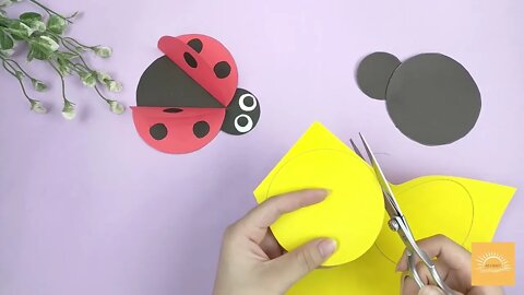 Ladybug From Paper In Just 8 Minutes | DIY Az Craft