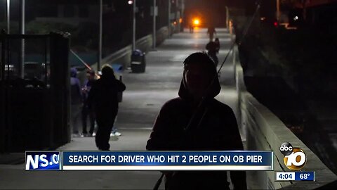 Car hits people, San Diego police cruiser on Ocean Beach Pier