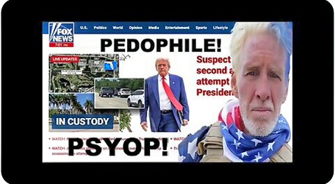 Pedophile Psyop Trump's 2nd Fake Assassination Attempt The Illusion of Choice!