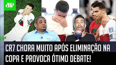 "CHEGA DE FALAR ISSO! O Cristiano Ronaldo CHOROU porque SABE que..." Portugal x Marrocos gera DEBATE