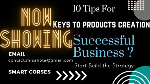 keys to product creation success video corses tutorial part 01