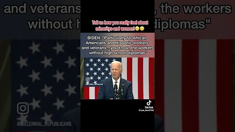 #Biden #Lies #Veteran #africanamerican #hispanic #Women #Workers #election2024 #USA #US