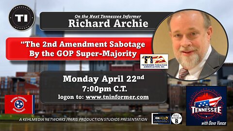 🎙️The 2nd Amendment Sabotage by the GOP Super-Majority & TN Illegals Drop-off Update!