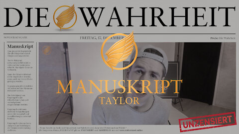 TAYLOR - Manuskript (Musikvideo *UNZENSIERT*)