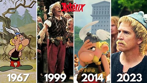 Evolution Of Asterix In Movies & Cartoons (1967-2023)