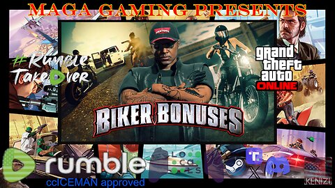 GTAO - Biker Bonuses Week: Friday Night w/ MotorCityChief and QueenJ0sephine