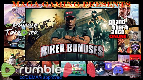 GTAO - Biker Bonuses Week: Friday Night w/ MotorCityChief, QueenJ0sephine and RoiRatt