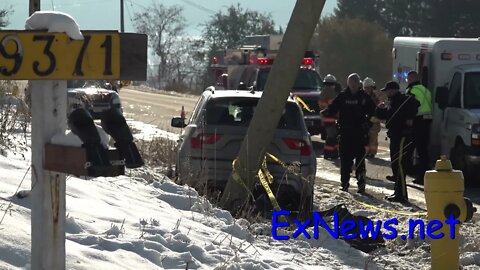 Coldstream MVA causes power outage November 13th 2022