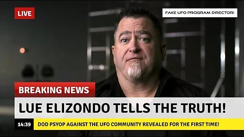 Lue Elizondo finally tells the truth!