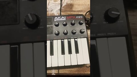 The AKAI MPKmini is all you need… I LOVE IT! 🥰