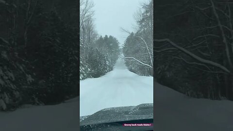 Backroads of Maine #snowriding #winterstorms#longwinter#coolsummer