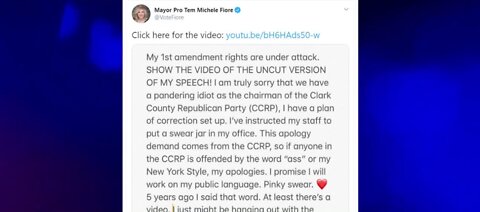 Fiore's response to alleged racist comments