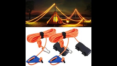 LED Camping Wind Rope Luminous Lamp