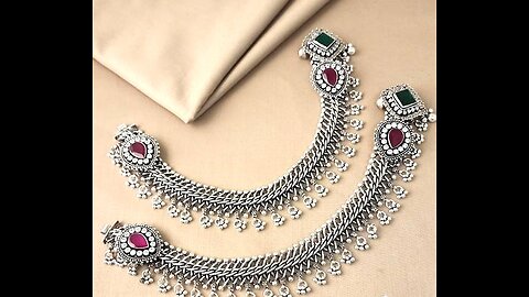 Fancy silver anklets designs, चांदी की पायल,चांदी की पायल न्यू डिजाइन, Anklet for dailywear #anklets