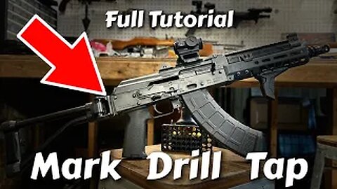 AK Pistol Drill & Tap For Jmac 1913 Adapter & CNC Warrior Brace