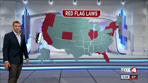 Trump called for the passage of "Red Flag Laws"