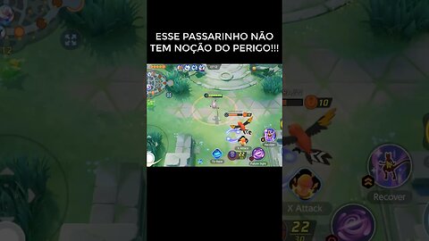 ESSE PASSARINHO NÃO TEM NOÇÃO DO PERIGO 🤣🤣POKÉMON UNITE #shorts