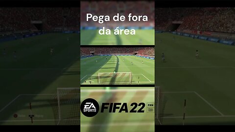 Pega de fora da área Fifa 22 - #shorts