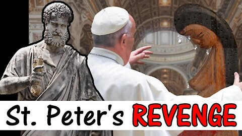 ST. PETER vs. PACHAMAMA: Why Has Pope Francis Stopped Saying Mass after Idolatry on Saint's Altar?