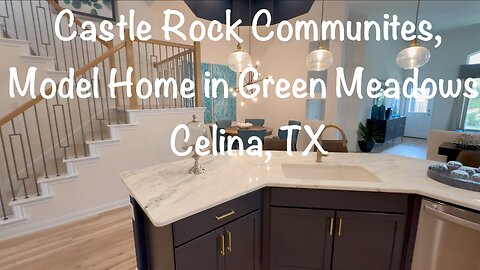 Castle Rock Communities Model Home in Green Meadows, Celina, TX