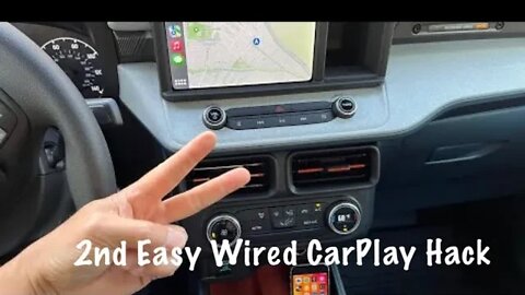 Semi-EASY Low Budget, Maverick Wired CarPlay Hack.