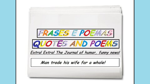 Funny news: Man trade his wife for a whale! [Quotes and Poems]