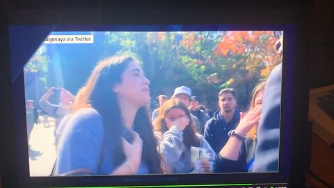 Scared Jewish student on campus