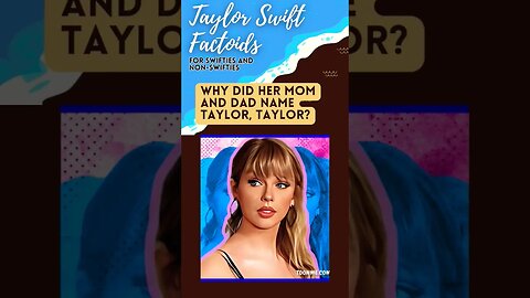 Taylor Swift Factoids: Named after who?#fyp #youtubeshorts #TaylorSwift