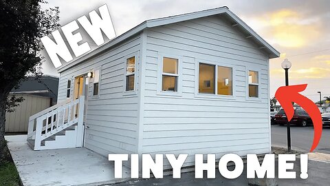 New Tiny Home Tour! Get New Affordable Homes in California!