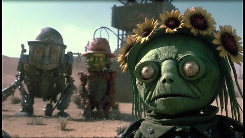 Plants vs Zombies as an 80's Dark Fantasy Film (AI Generated)