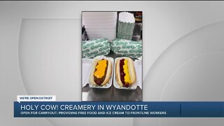 Holy Cow Creamery in Wyandotte open for carryout